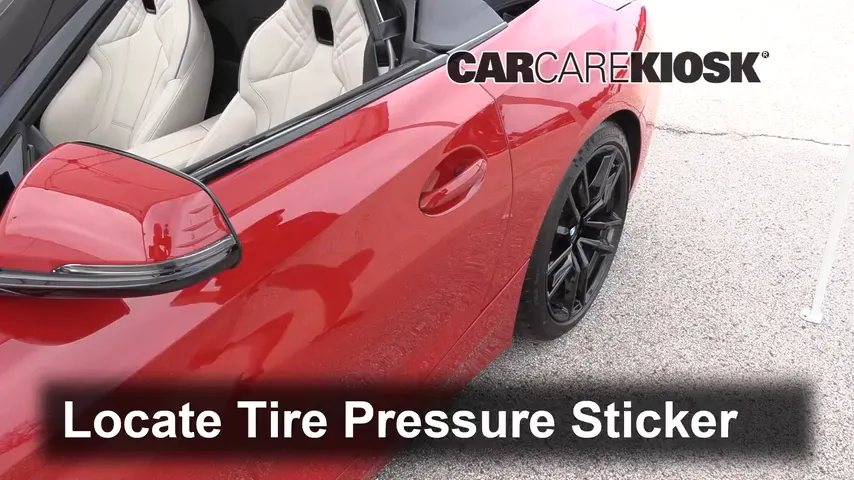 2019 BMW Z4 sDrive30i 2.0L 4 Cyl. Turbo Tires & Wheels Check Tire Pressure